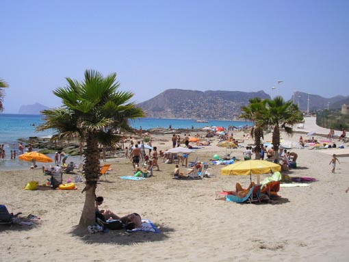 Calpe Beaches - Beach Near the Old Town